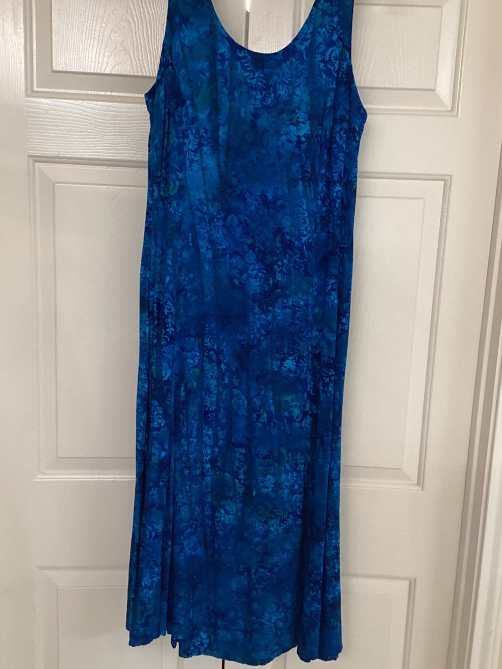 Blue Floral Maxi Dress